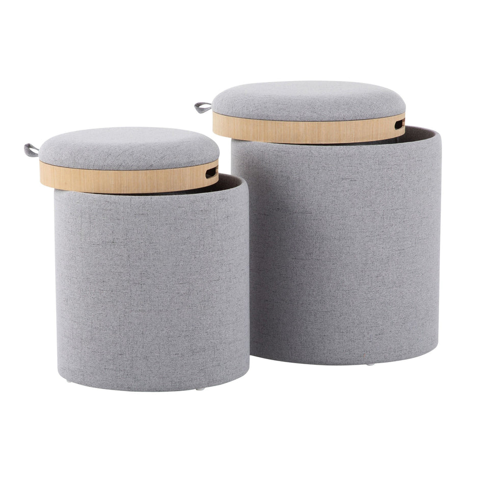 Tray Nesting Ottoman Set