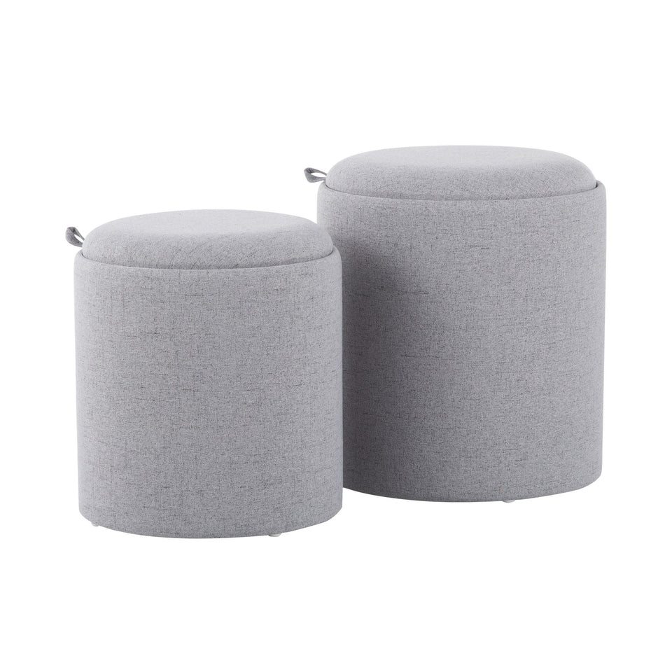 Tray Nesting Ottoman Set