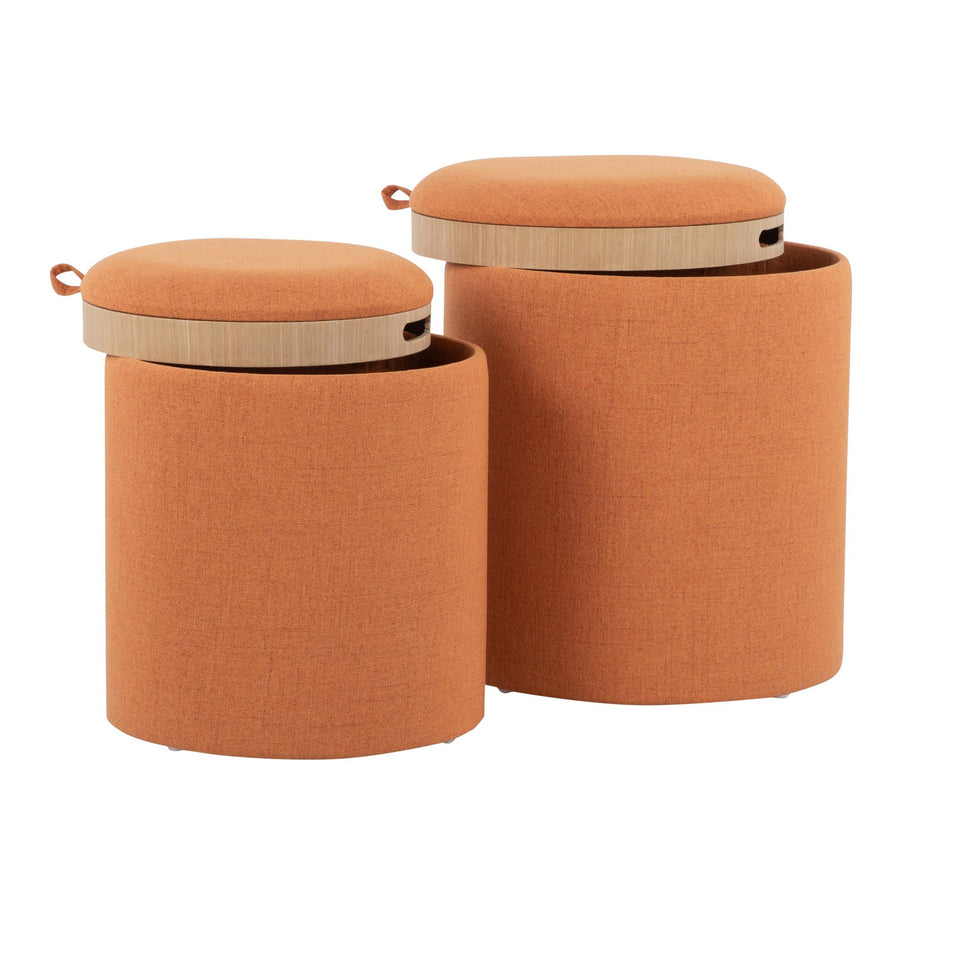 Tray Nesting Ottoman Set