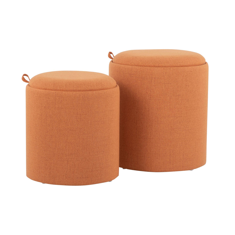 Tray Nesting Ottoman Set
