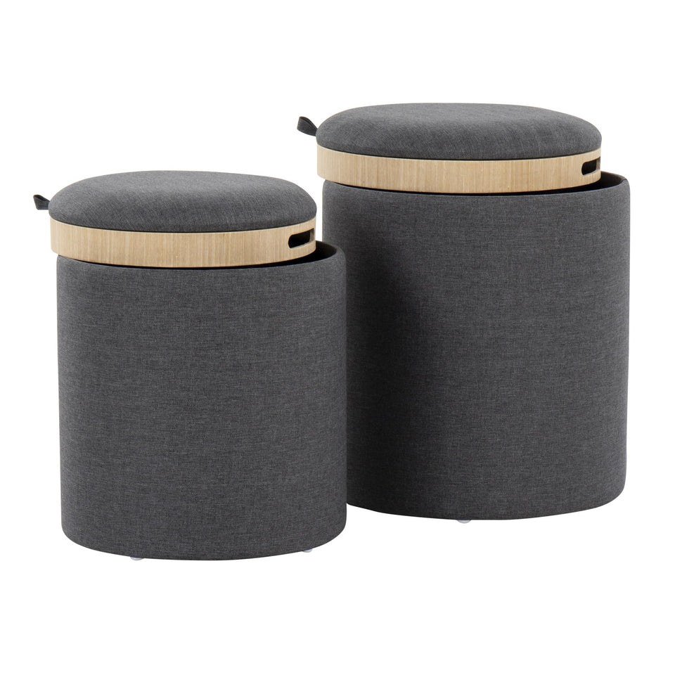 Tray Nesting Ottoman Set