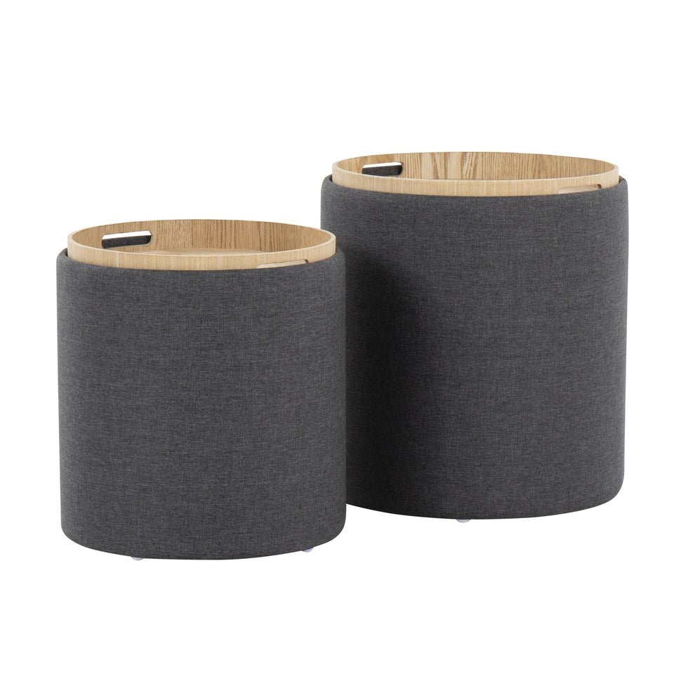 Tray Nesting Ottoman Set
