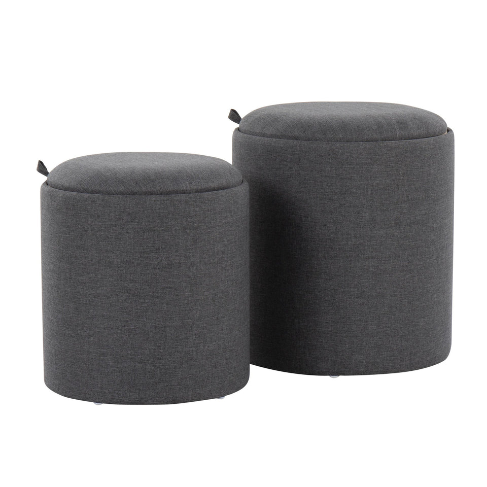 Tray Nesting Ottoman Set