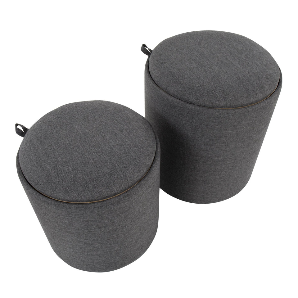 Tray Nesting Ottoman Set