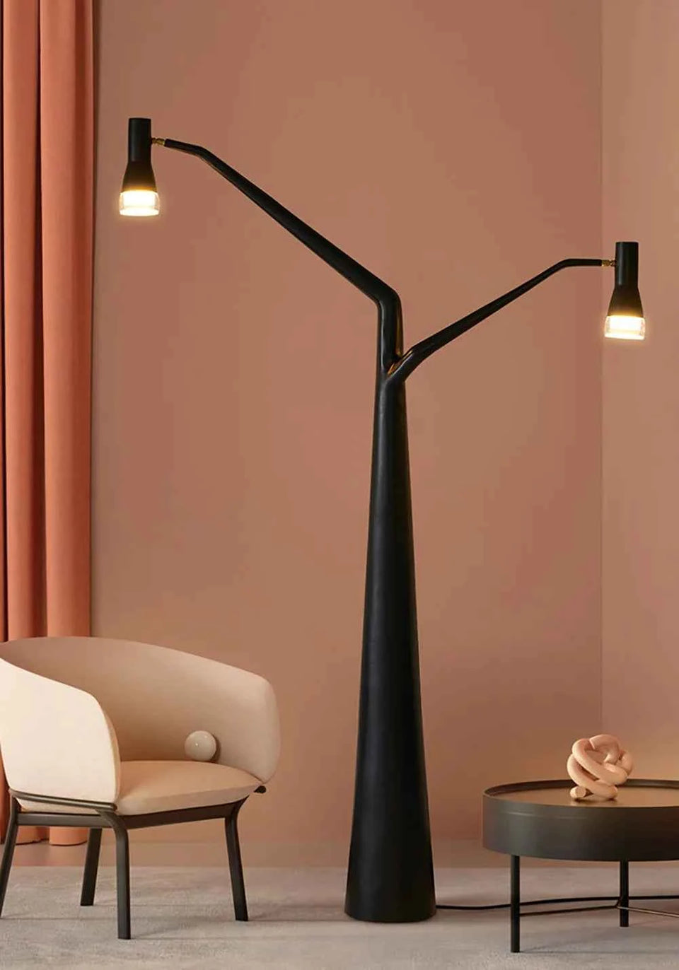 Tree Shape Sculpture Floor Lamp