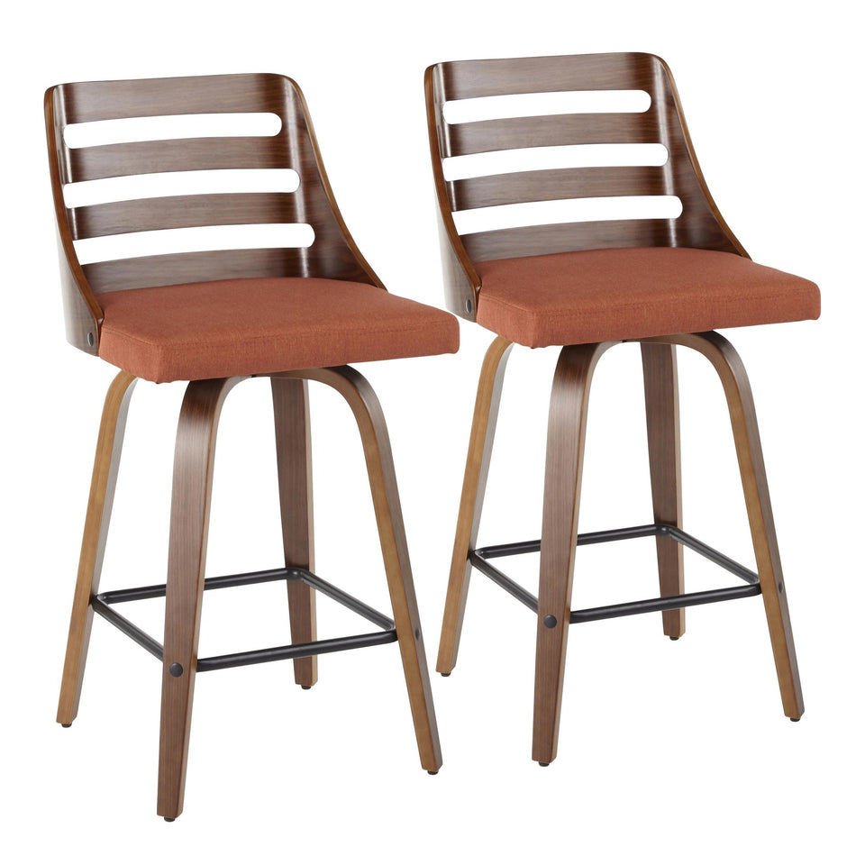 Trevi 26'' Fixed-Height Counter Stool - Set of 2