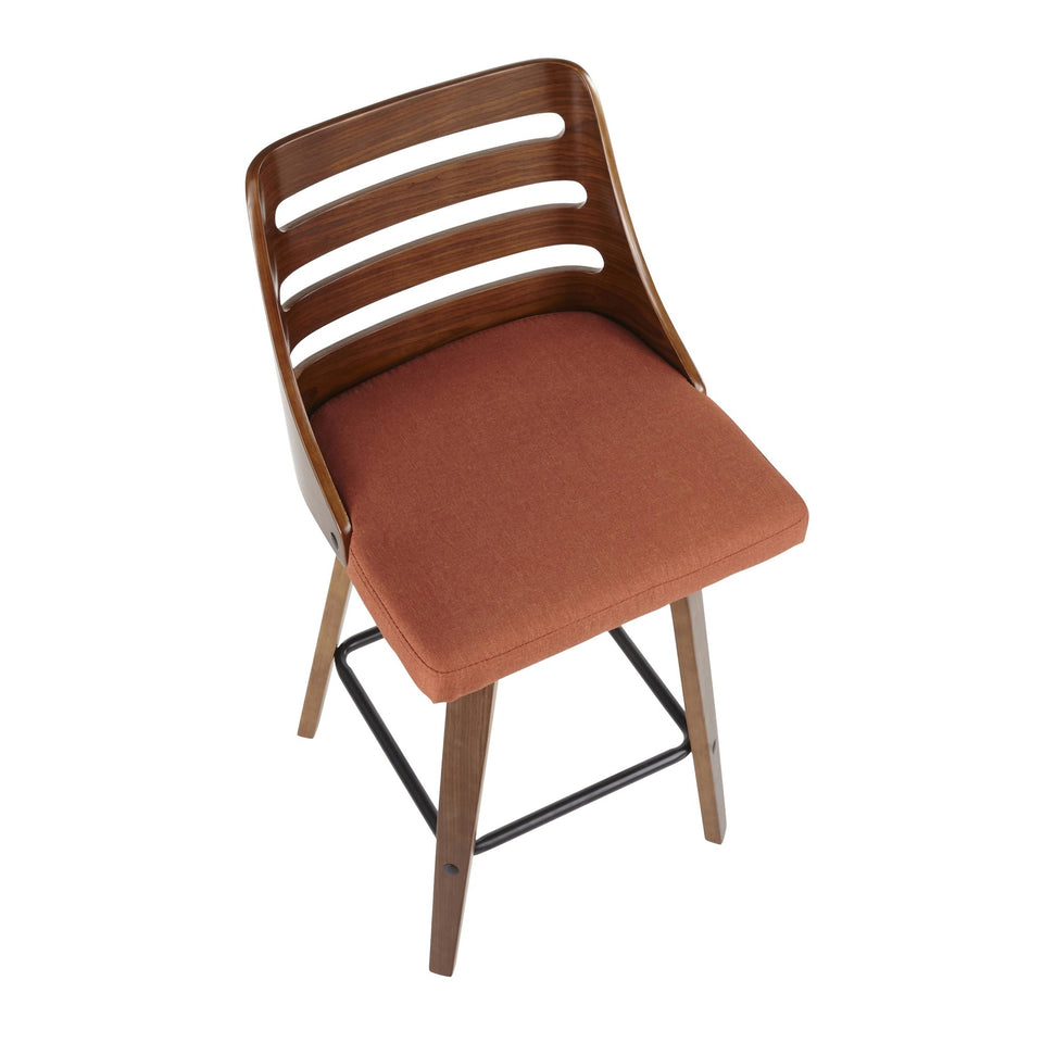 Trevi 26'' Fixed-Height Counter Stool - Set of 2