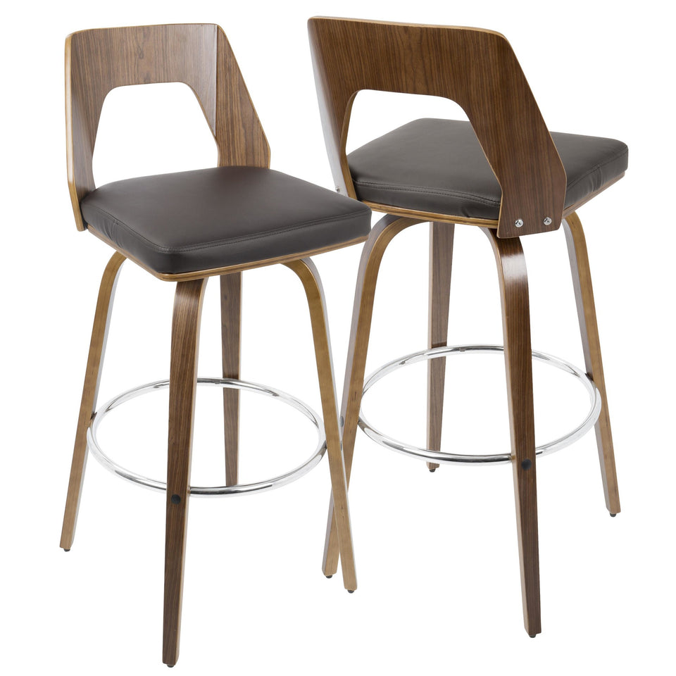 Trilogy 30" Fixed-Height Barstool - Set of 2