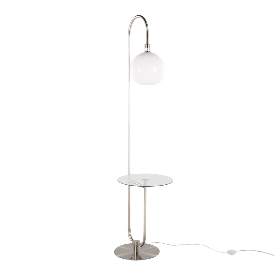 Trombone 71" Floor Lamp with Table