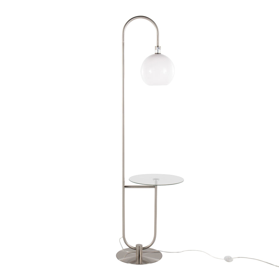 Trombone 71" Floor Lamp with Table