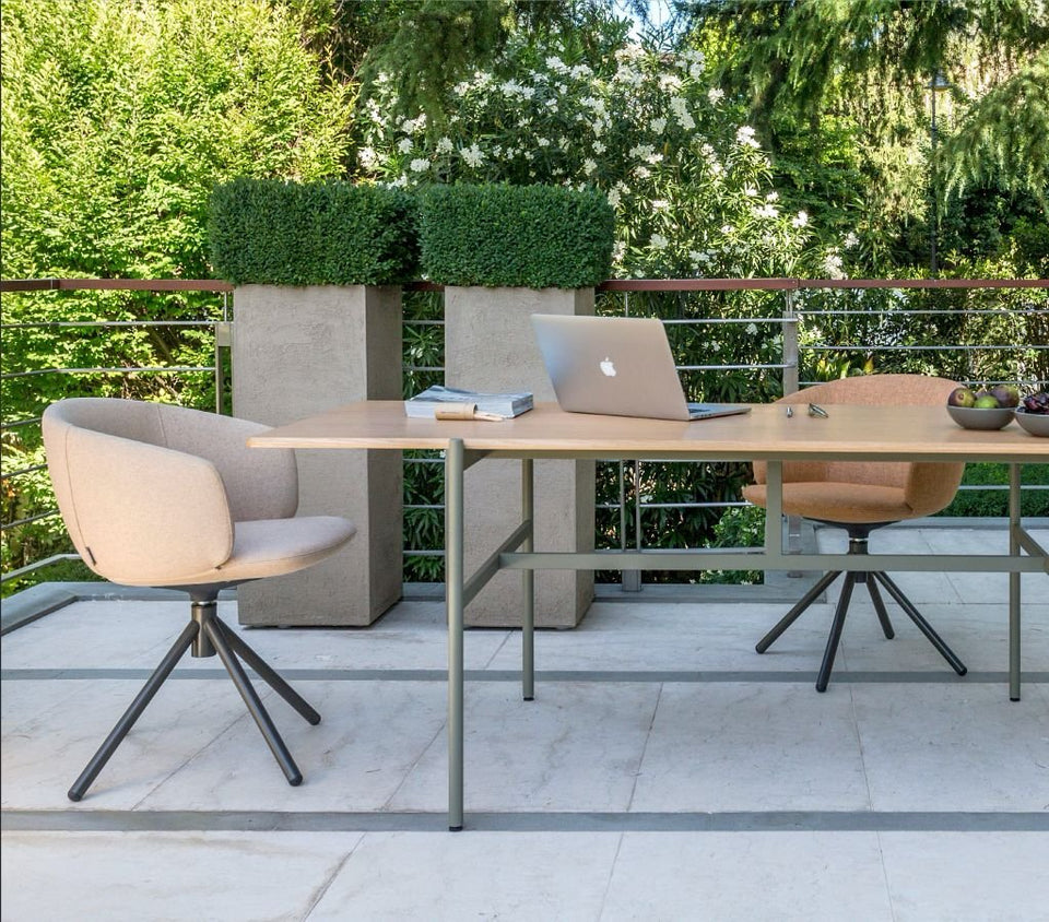 Not Chair Swivel Steel Base