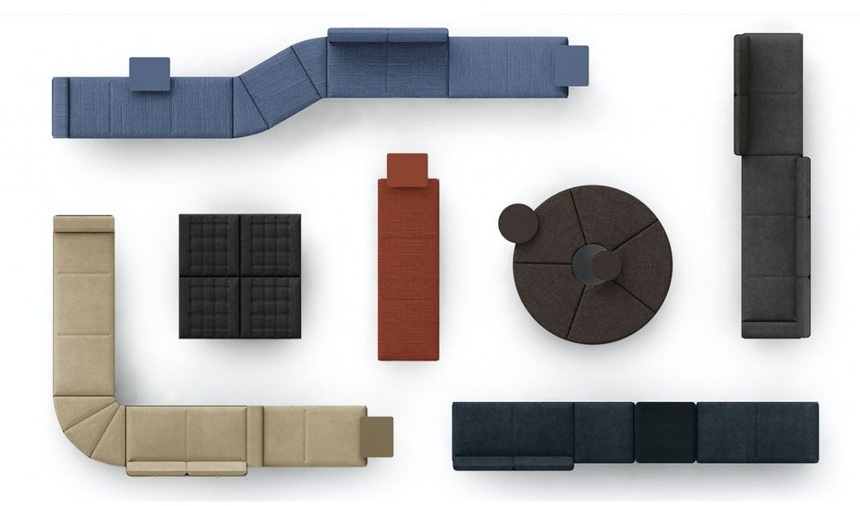 Millepiedi Modular Bench