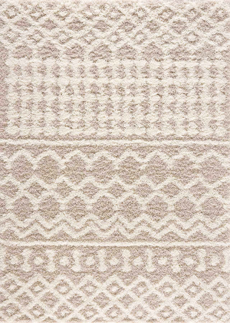 Prompton Cream Plush Area Rug