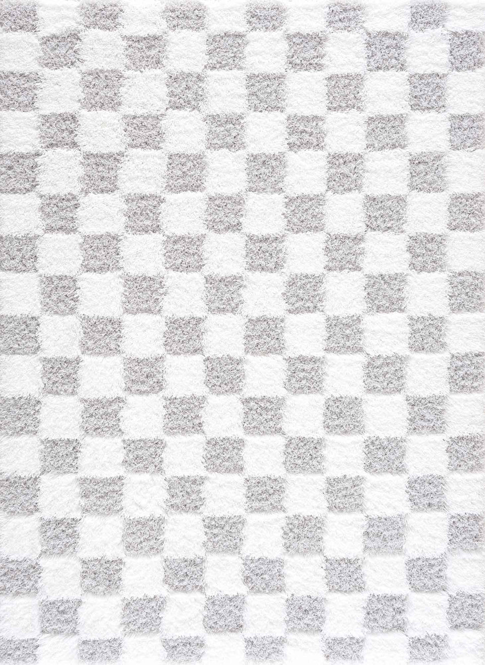 Atira Gray Checkered Area Rug