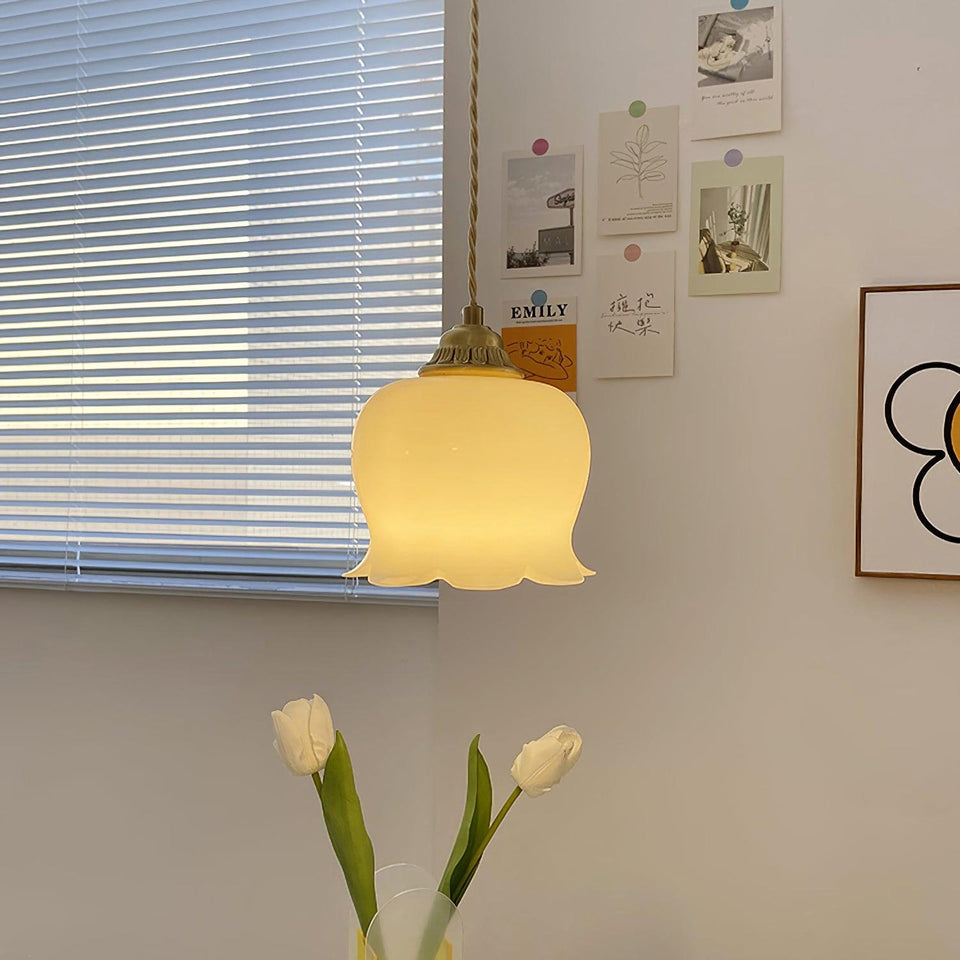 pendant light - top view