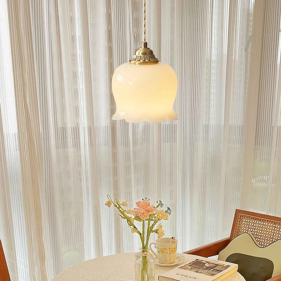 pendant light - back view