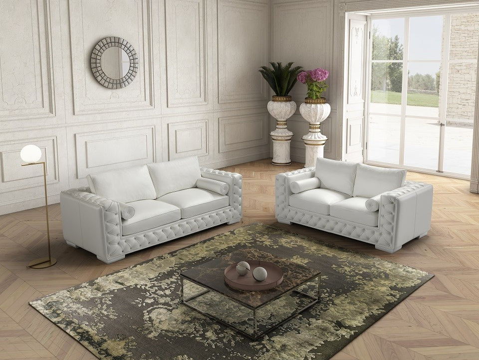 The Vanity Leather Sofa Set