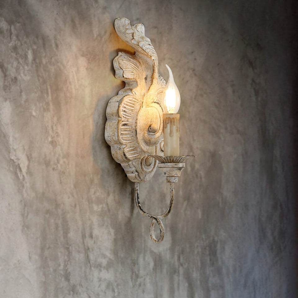 Verdure Wood Vintage Wall Lamp