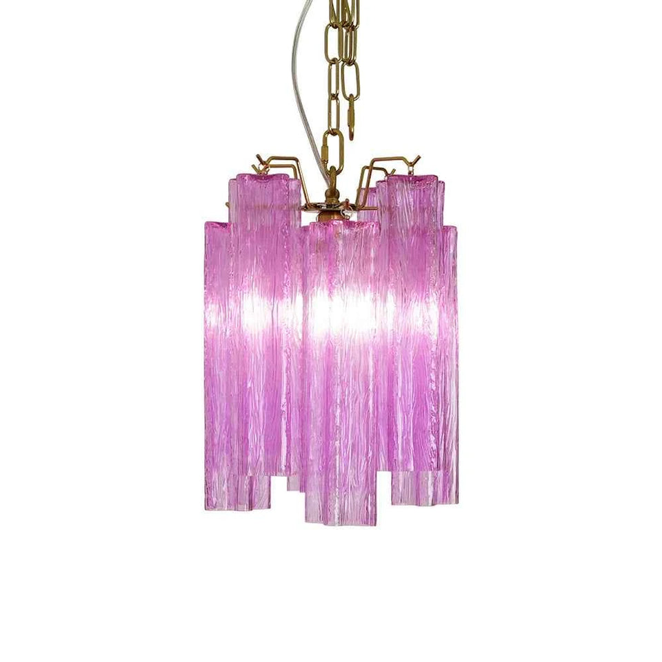 glass chandelier - front view