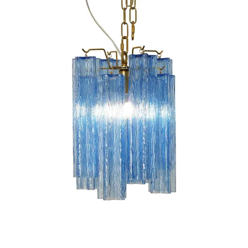 glass chandelier - front view
