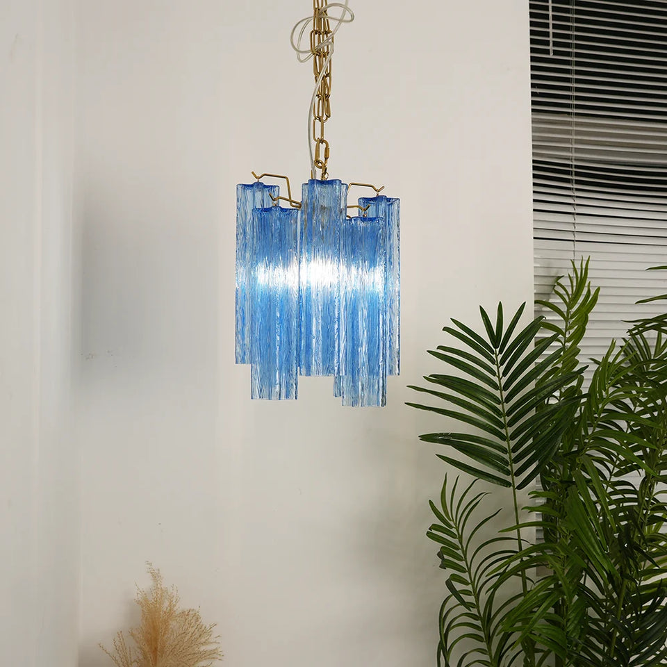 glass chandelier - lifestyle setting