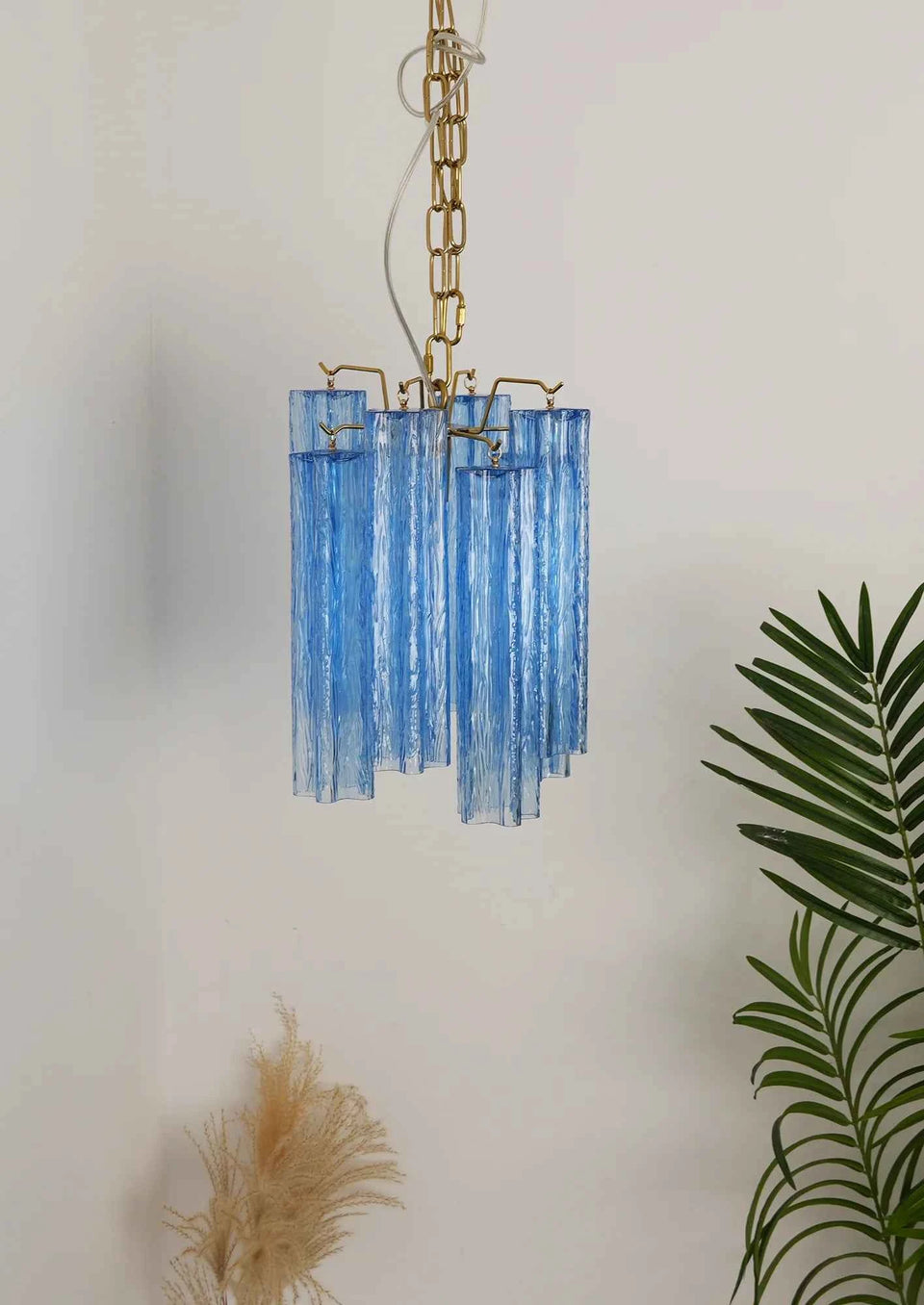 glass chandelier - back view