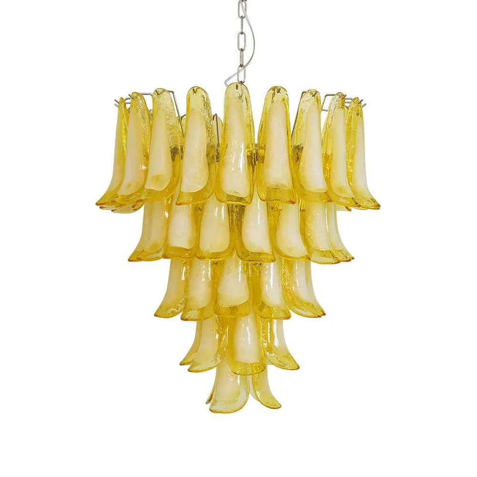 glass chandelier - front view