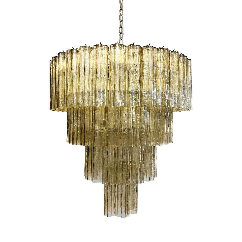 glass chandelier - front view