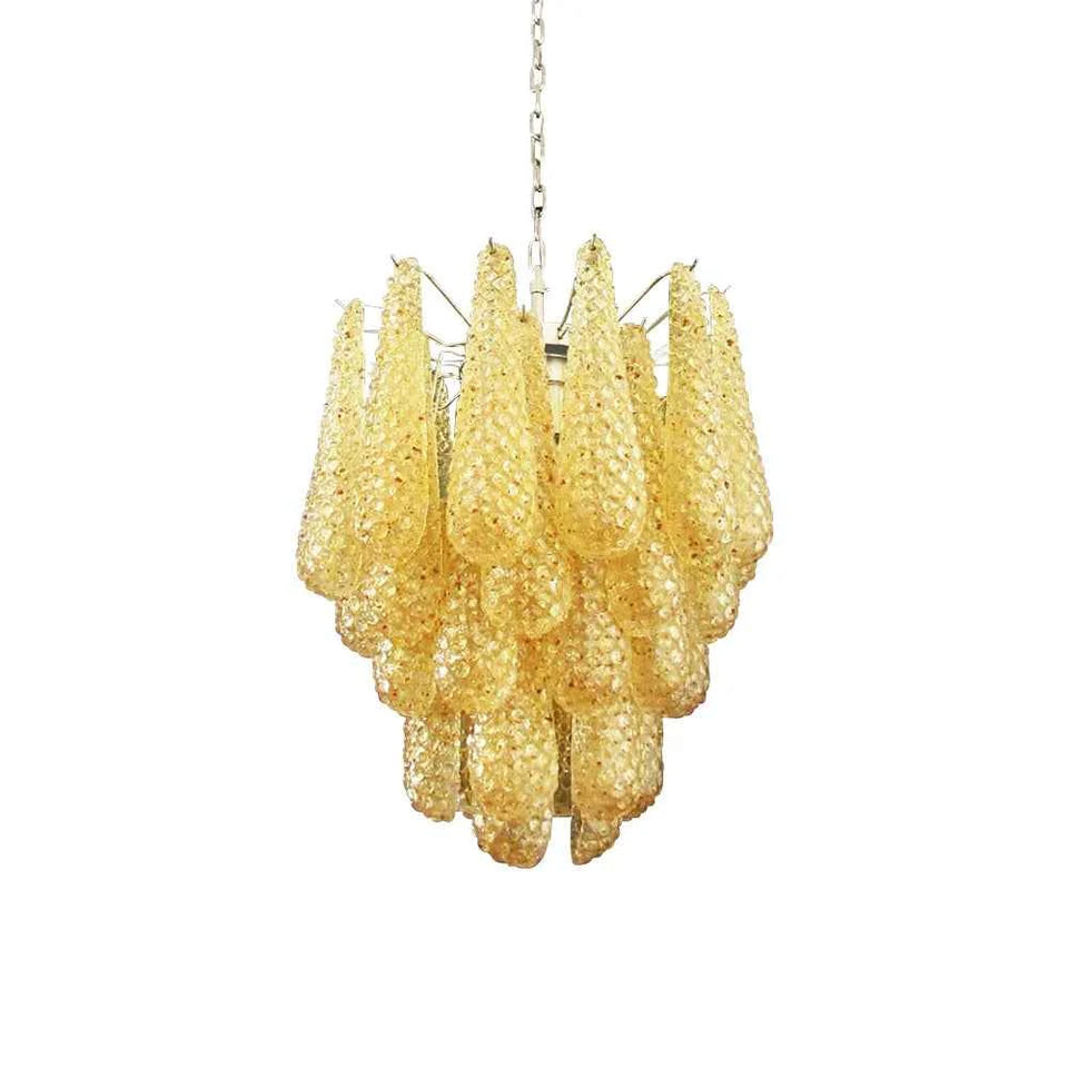 glass chandelier - front view