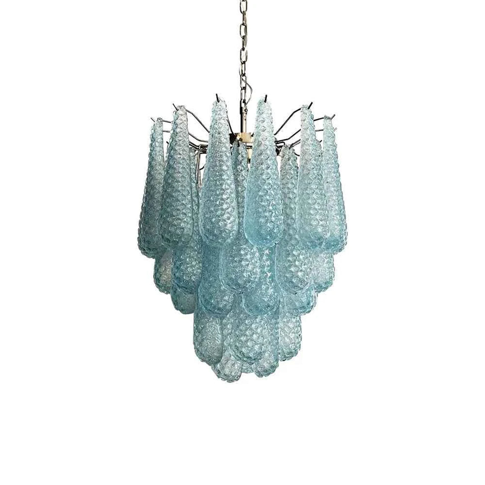 glass chandelier - front view