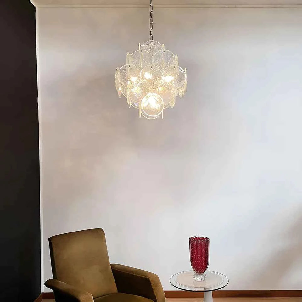 chandelier - side angle view