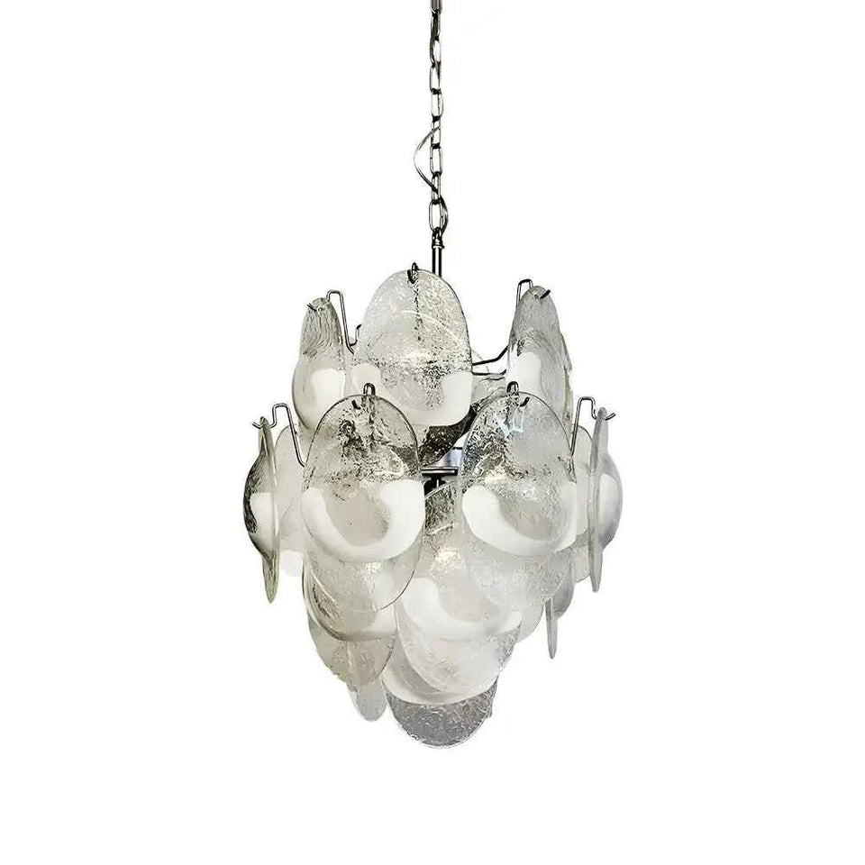 glass chandelier - front view