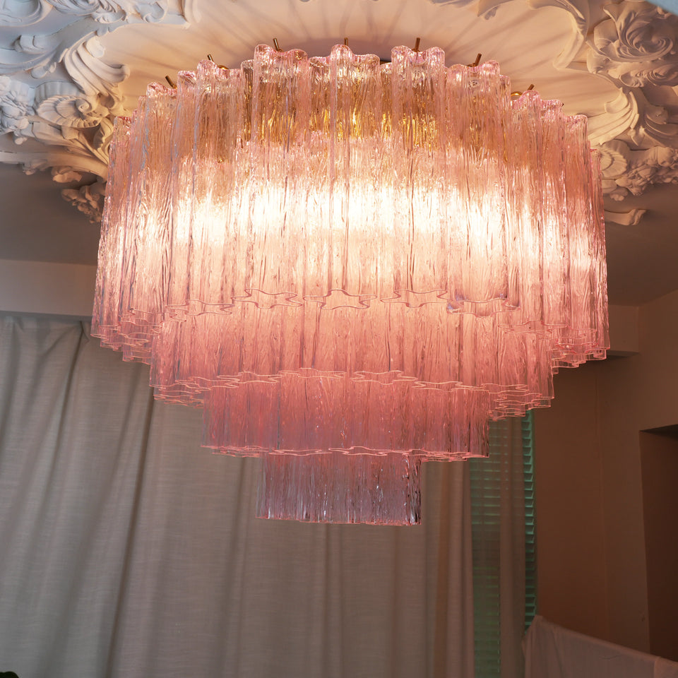 Pink glass ceiling light - additional view 8