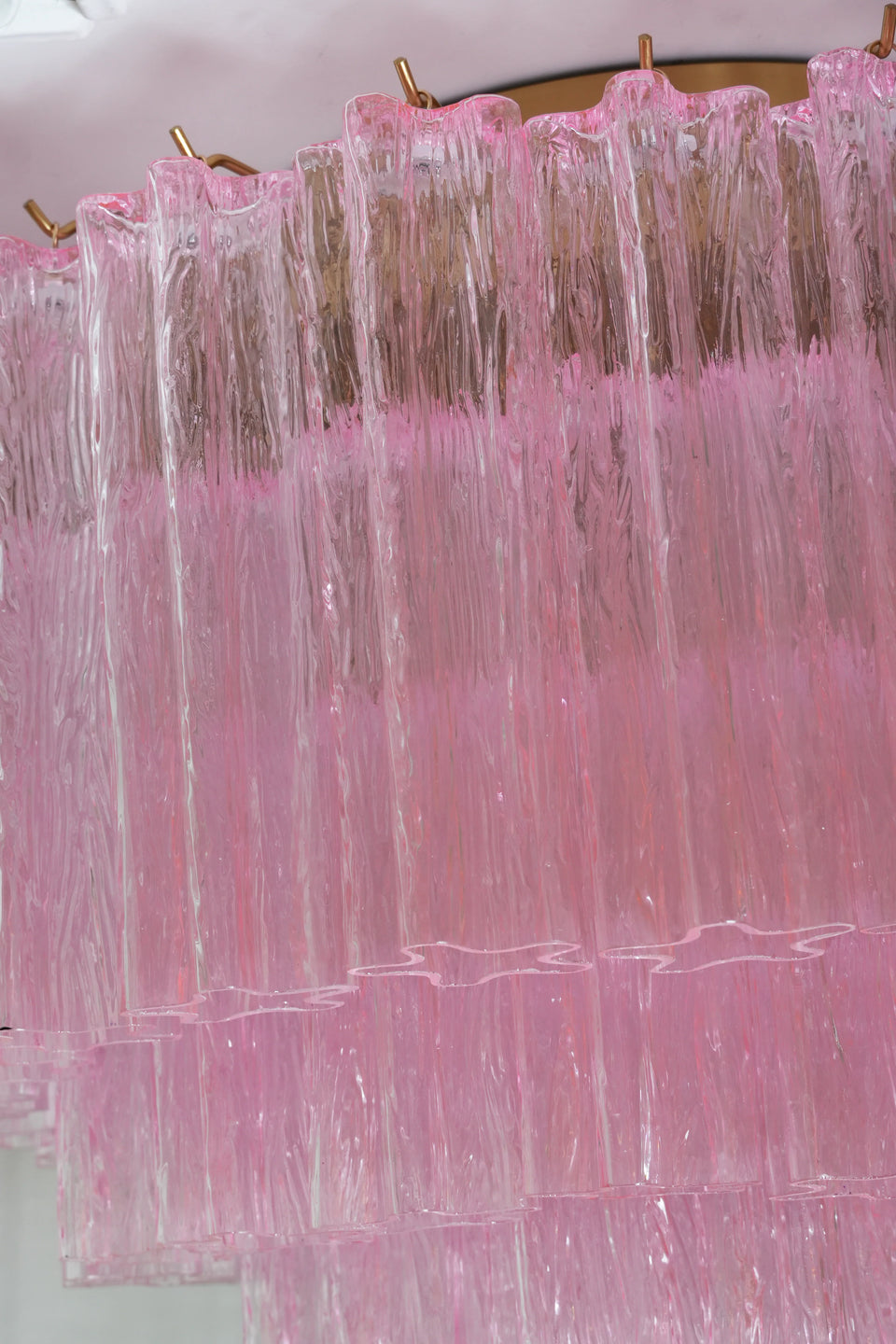 Pink glass ceiling light - additional view 13