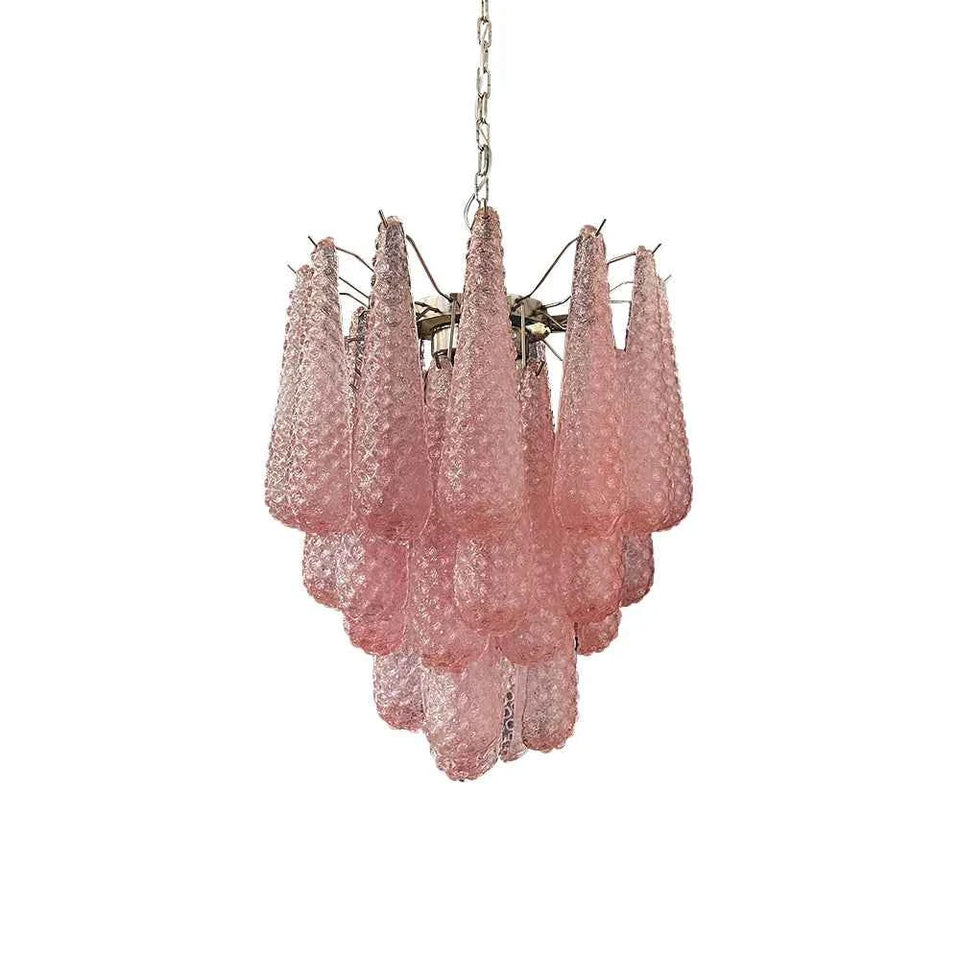 glass chandelier - front view