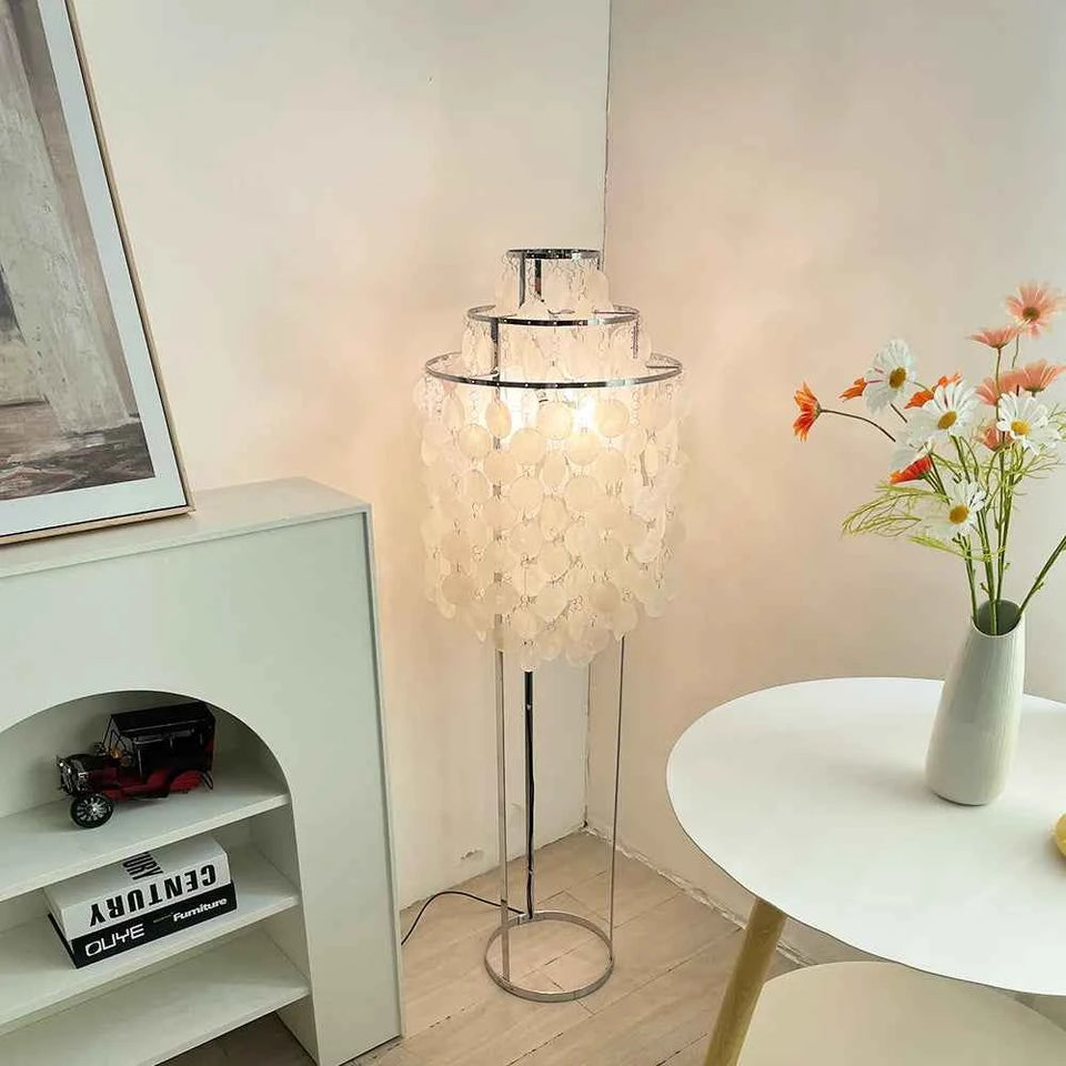 Vintage Shell Floor Lamp