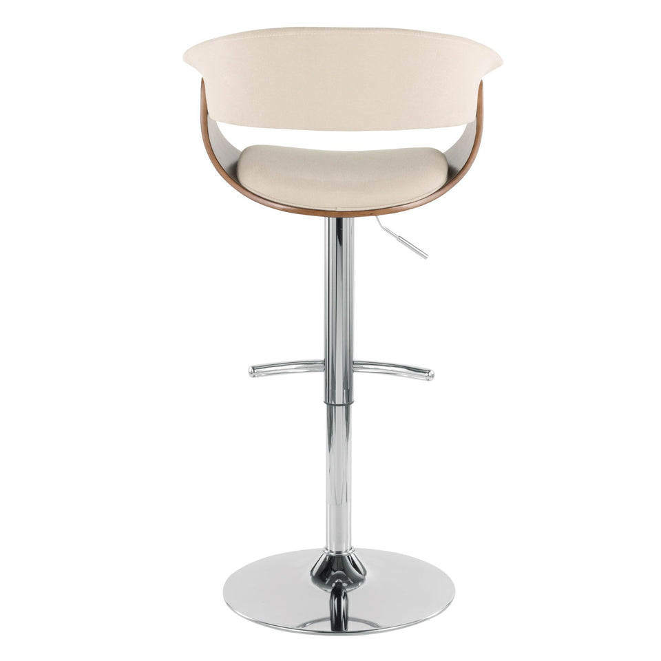 Vintage Mod Adjustable Barstool - Set of 2