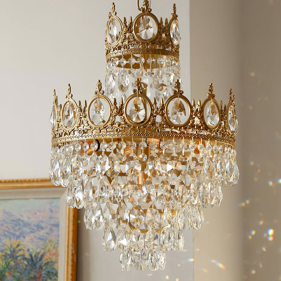 Vintage Crystal Chandelier