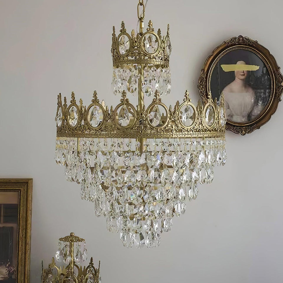 Vintage Crystal Chandelier