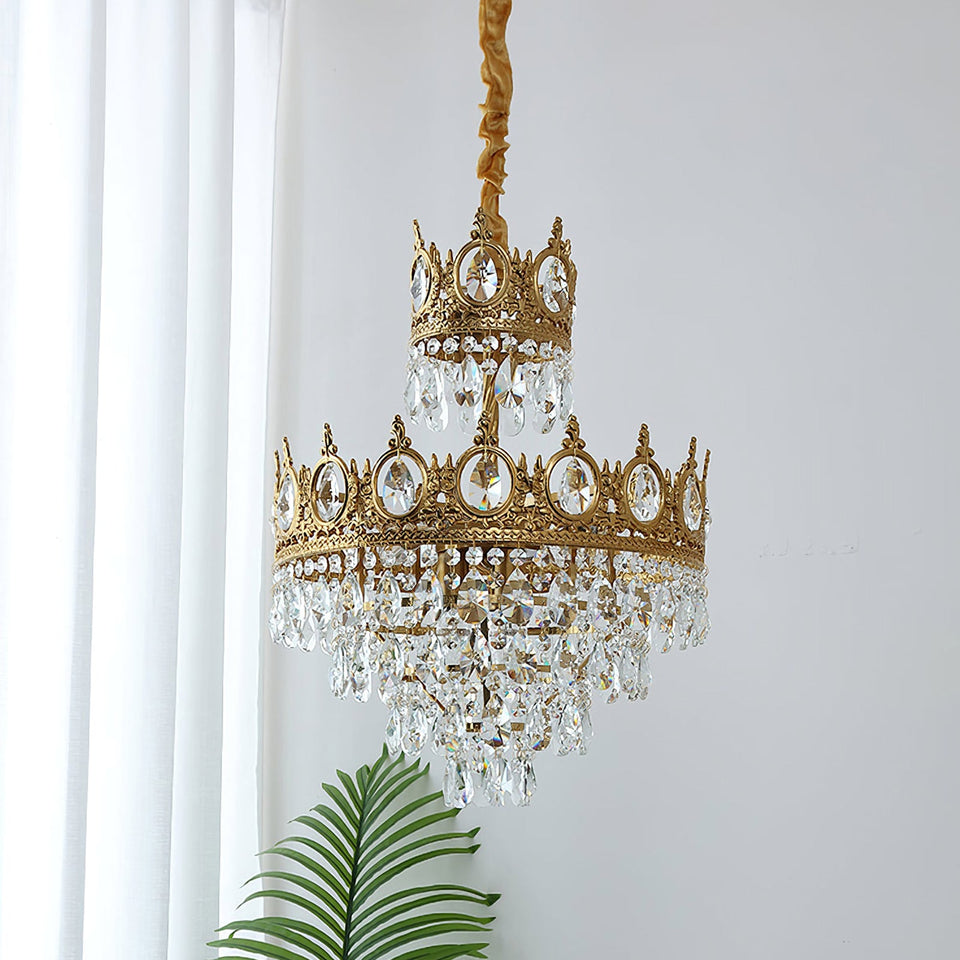 Vintage Crystal Chandelier