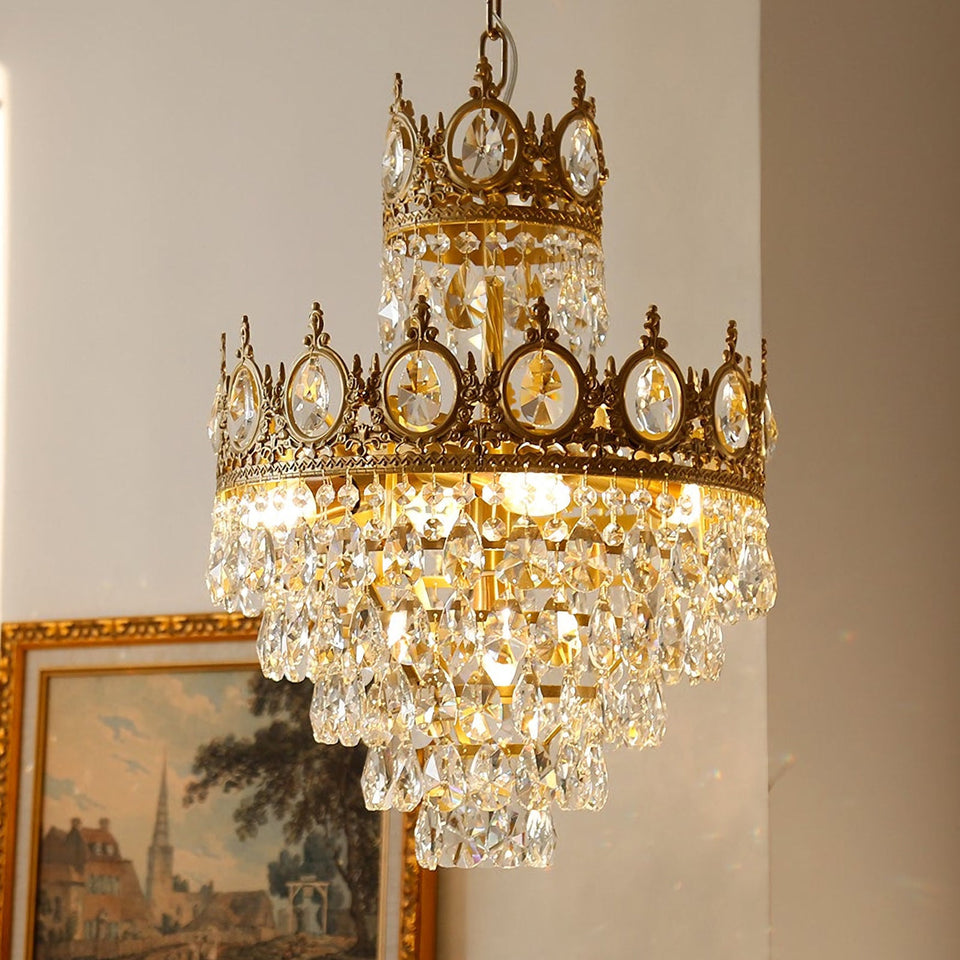 Vintage Crystal Chandelier