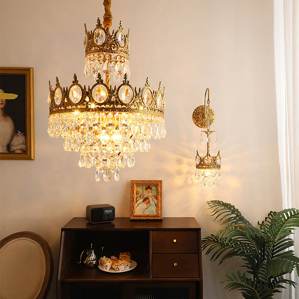Vintage Crystal Chandelier