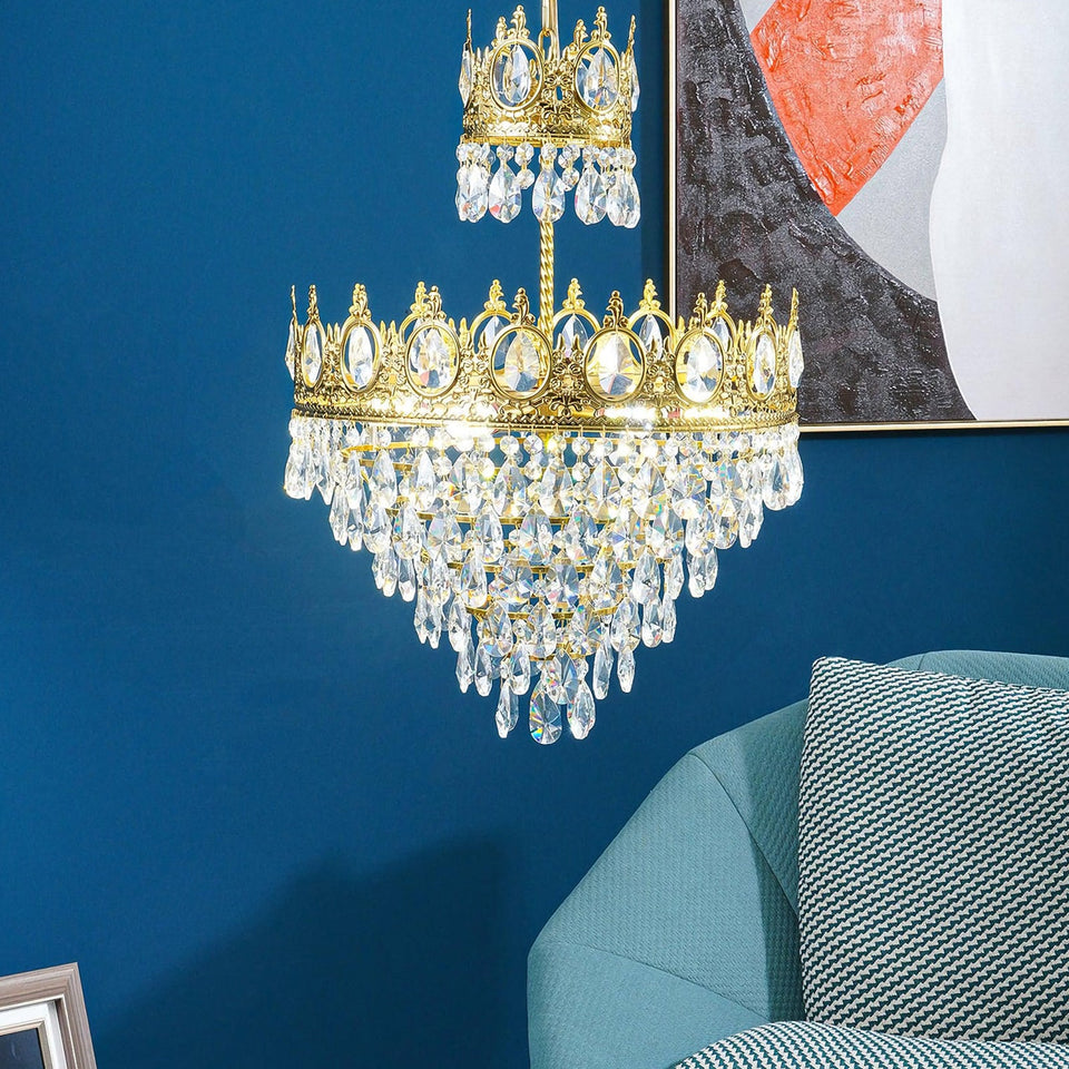 Vintage Crystal Chandelier