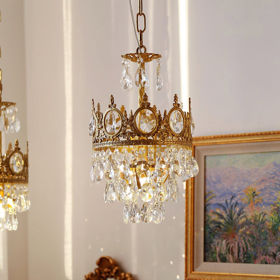Vintage Crystal Chandelier