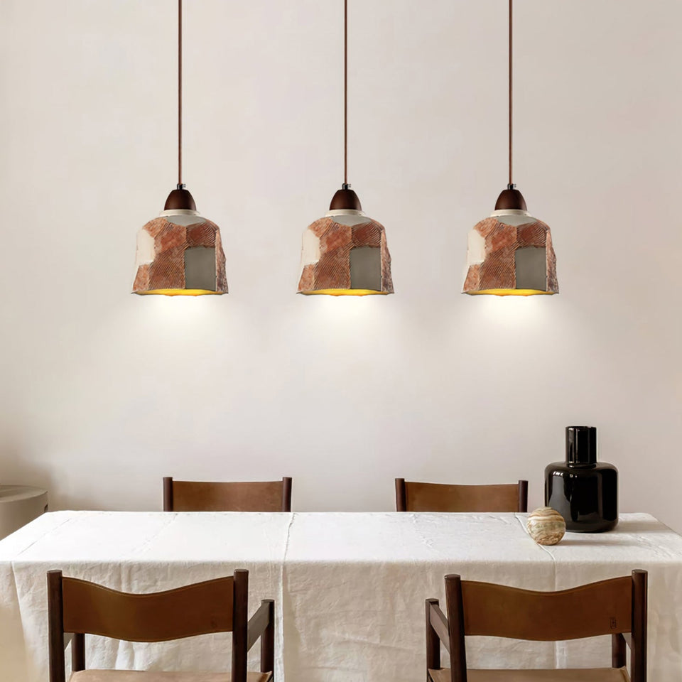 Walnut color pendant light - additional view 8