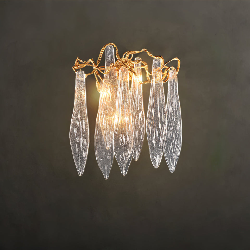 Waterfall Crystal Wall Lamp