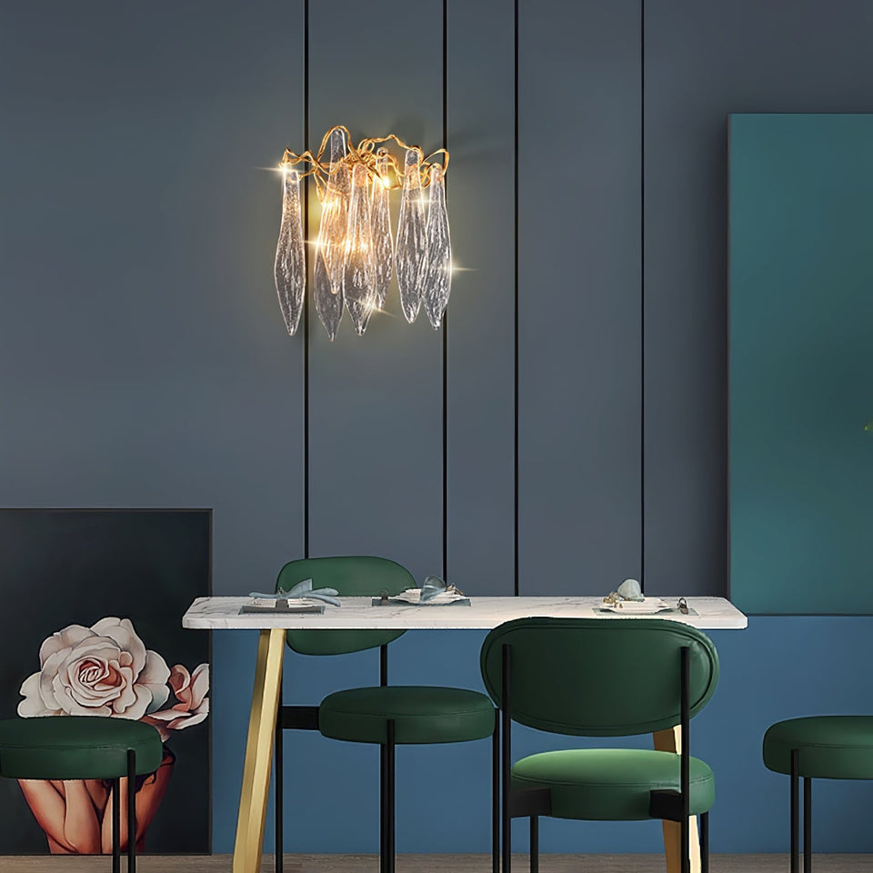 Waterfall Crystal Wall Lamp