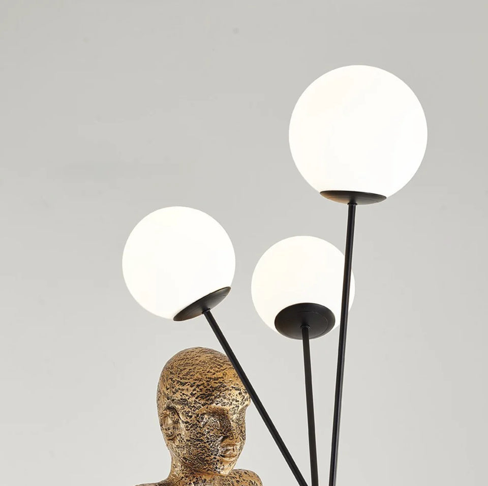 Welcome Sculpture Characters Floor Lamp