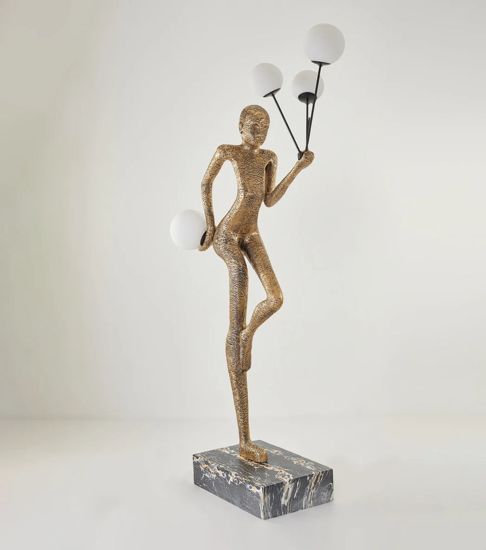 Welcome Sculpture Characters Floor Lamp