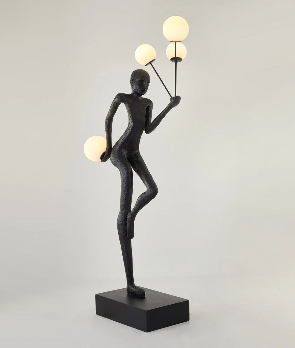 Welcome Sculpture Characters Floor Lamp